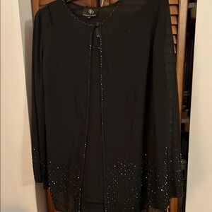 Sandra Darren Black Evening Ensemble